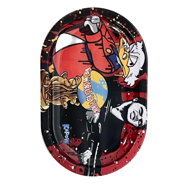 KAPOW KAPOW THE WORLD IS YOURS ROLLING TRAY-24