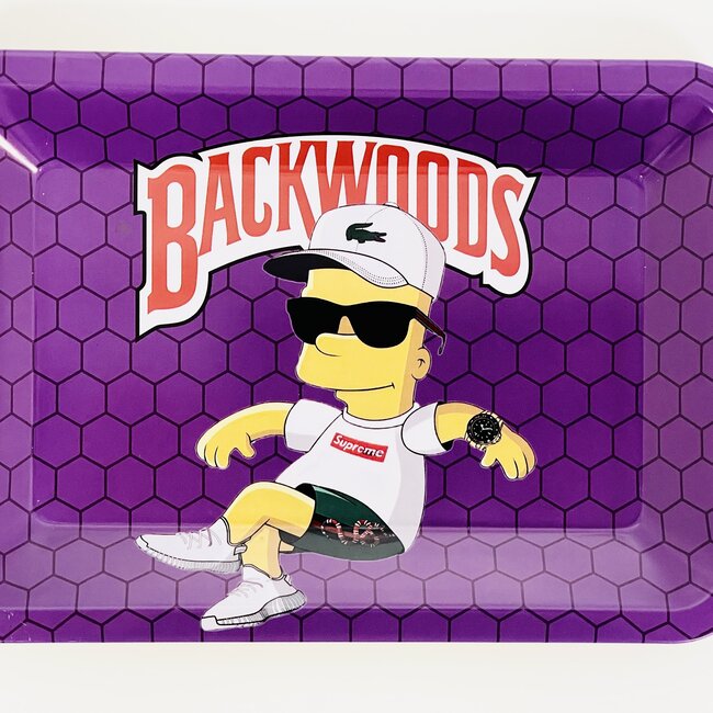 KAPOW KAPOW PURPLE BACKWOODS ROLLING TRAY-9