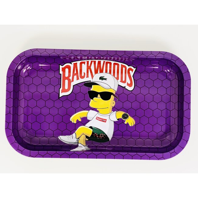 KAPOW KAPOW PURPLE BACKWOODS ROLLING TRAY-9