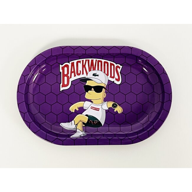 KAPOW KAPOW PURPLE BACKWOODS ROLLING TRAY-9