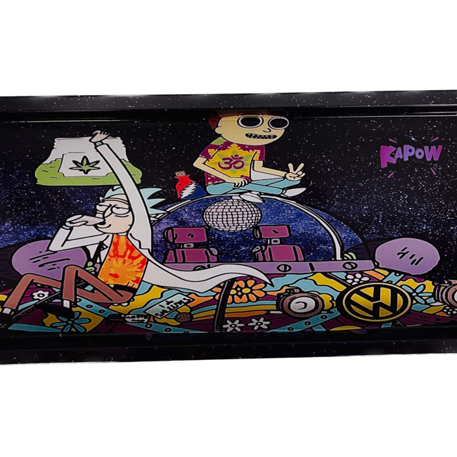 KAPOW KAPOW RICK & MORTY IN  SPACE ROLLING TRAY-02