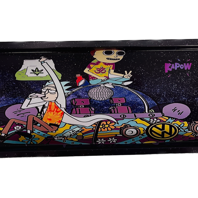 KAPOW KAPOW RICK & MORTY IN  SPACE ROLLING TRAY