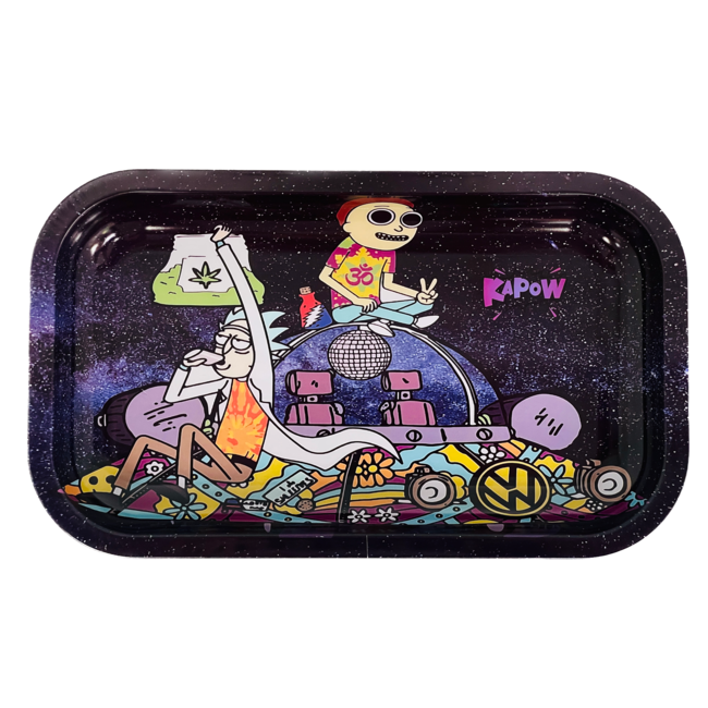 KAPOW KAPOW RICK & MORTY IN  SPACE ROLLING TRAY-02