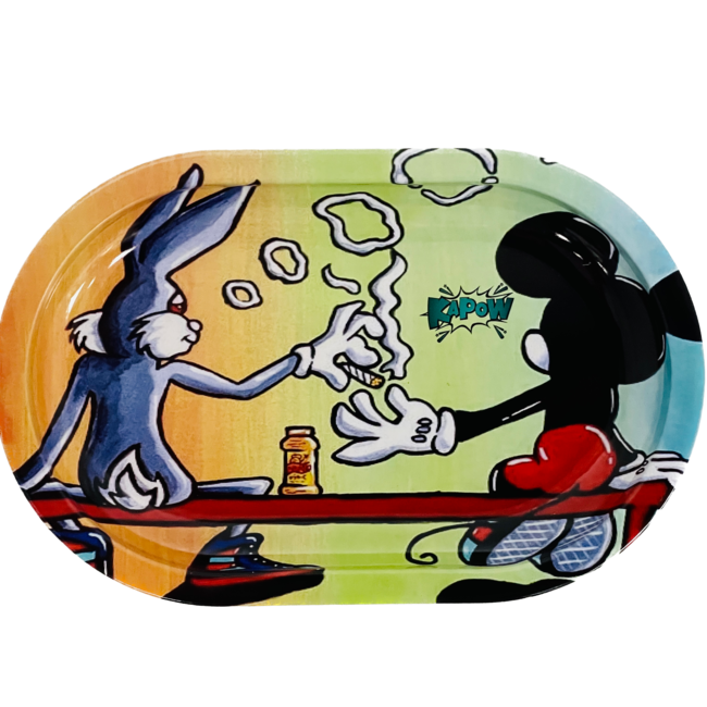KAPOW KAPOW MICKEY & RABBIT ROLLING TRAY-16