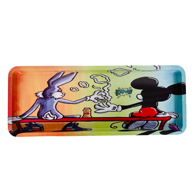 KAPOW KAPOW MICKEY & RABBIT ROLLING TRAY-16
