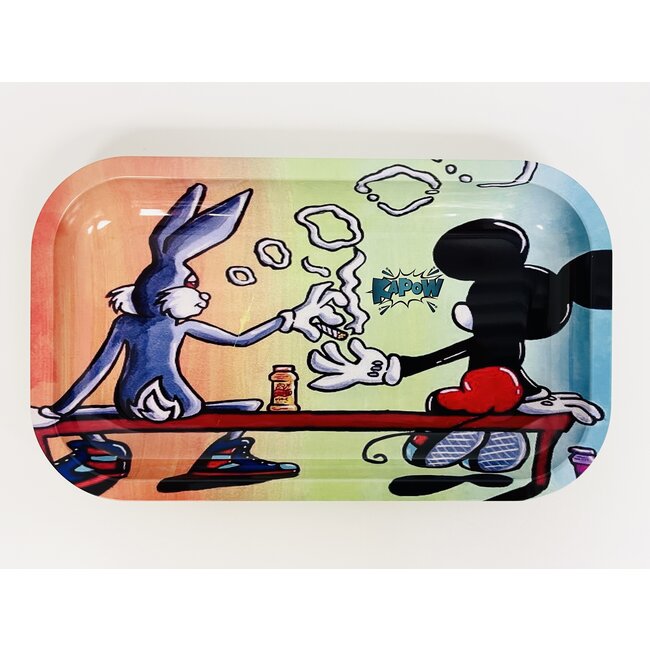 KAPOW KAPOW MICKEY & RABBIT ROLLING TRAY-16