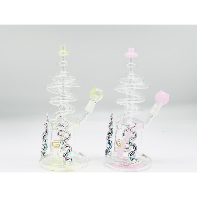 CHRYSTAL GLASS DAB RIG WITH CASE C6019