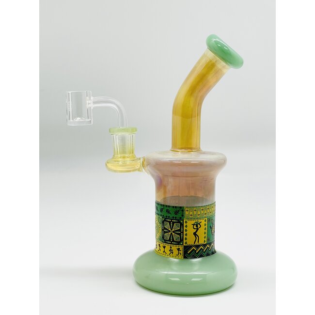 CRYSTAL GLASS 7.3" DAP RIG C6267