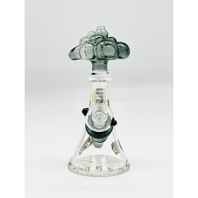 CRYSTAL GLASS 7'' BUBBLE DAB RIG