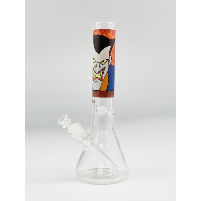 14'' 7MM JOKER BEAKER BONG C4102-A-3
