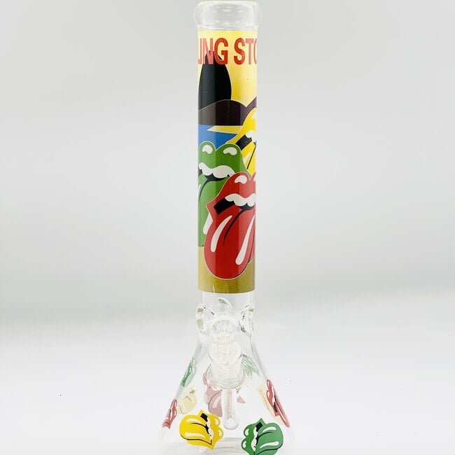 15.5'' THE ROLLING STONES BEAKER BONG S-10