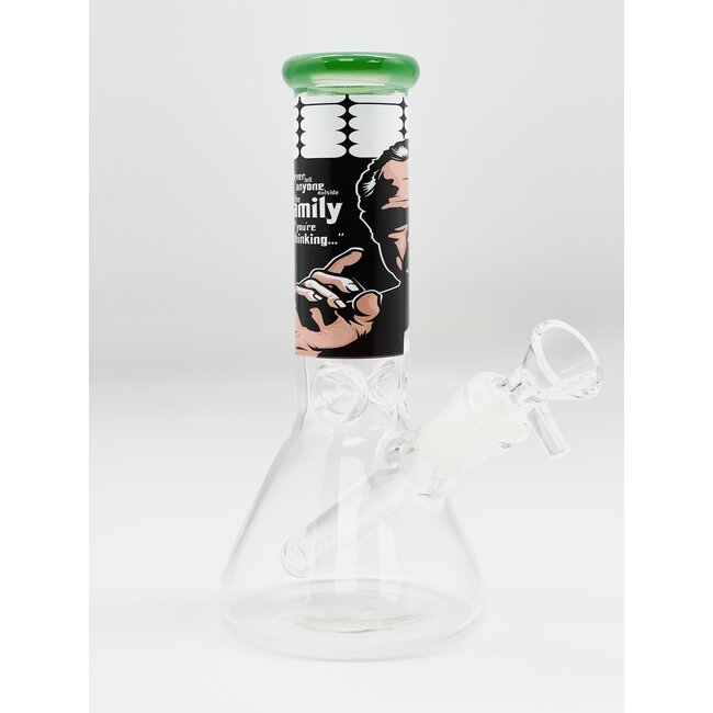 8'' THE GODFATHER BEAKER BONG   R-6