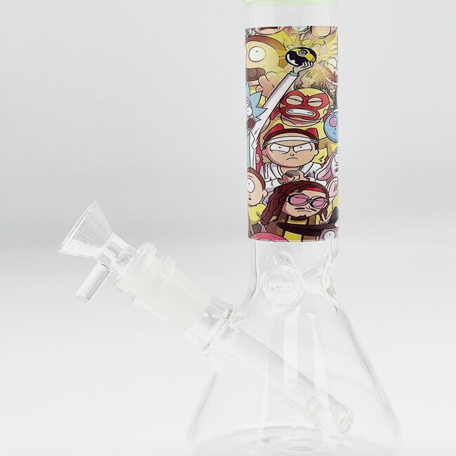 8'' RICK&MORTY BEAKER BONG  R-14