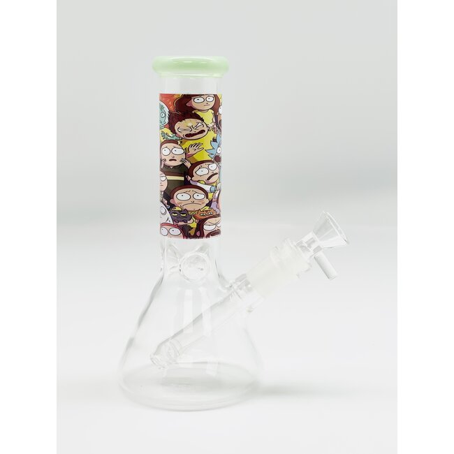 8'' RICK&MORTY BEAKER BONG  R-14