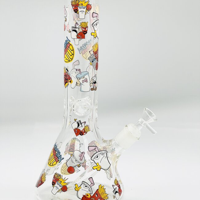 12'' AQUA TEEN HUNGER BEAKER BONG C1529-2