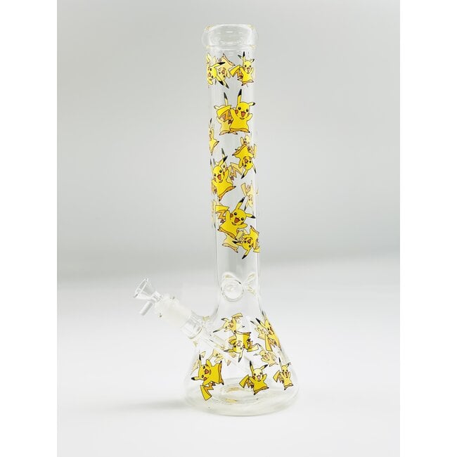 CHRYSTAL GLASS BEAKER  WATER BONG  MA-S13 ( 8-16")