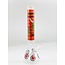 CHRYSTAL GLASS BEAKER  WATER BONG RED HOT CHILI PEPPERS   MA-S17