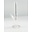 12" METALLIC STRAIGHTS CLEAR  BONG-C1