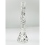16''  SKULL CLAIR BEAKER BONG  MA-S3