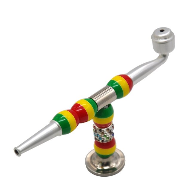 METAL PIPE WITH BEADS STAND YD159