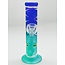 8'' HONEYCOMB STRAIGHT TUBE  TWO TONE BONG SL-15
