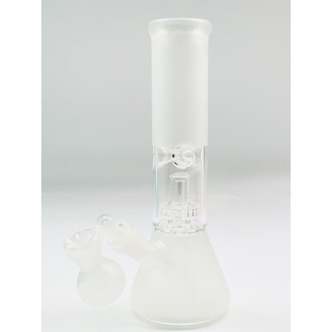 10'' SINGLE  PERC FROSTED WATER PIPE  BEAKER C4041 MIX