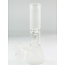 SINGLE  PERC FROSTED WATER PIPE 10" BEAKER C4041 MIX