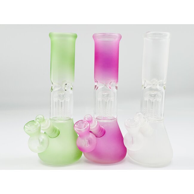 10'' SINGLE PERC0ATER 6 TREE ARMS BEAKER WATER  BONG C6082