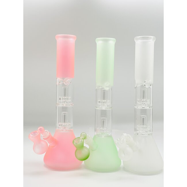 14'' DOUBLE PERC FROSTED WATER PIPE MIX C4040