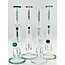 Crooks glass 13'' PERC WATER PIPE C1111