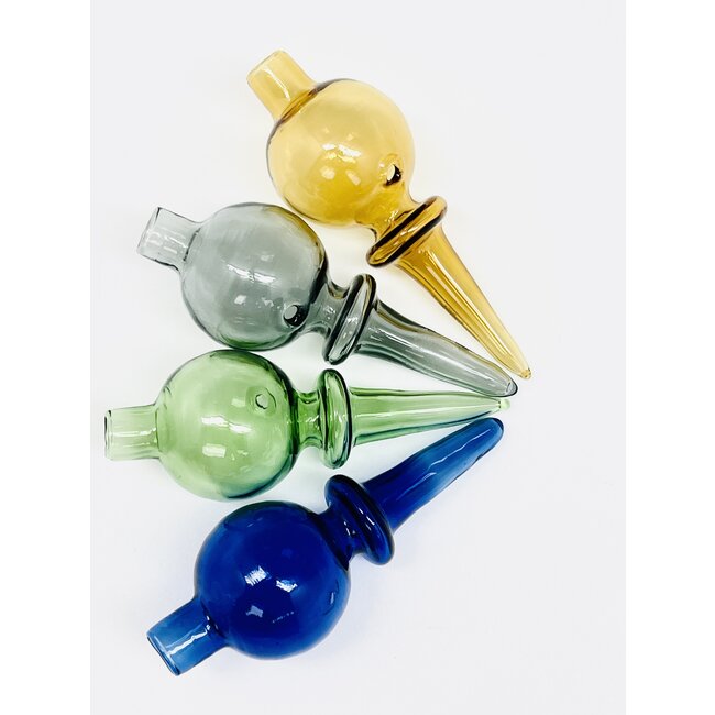 CRYSTAL GLASS BUBBLE CAP DABBER CB-34