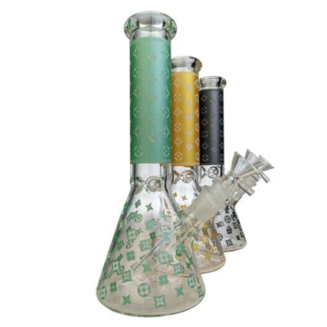 12'' LUXURY PATTERN BAKER  BONG 7MM(MG-12-Y-M)