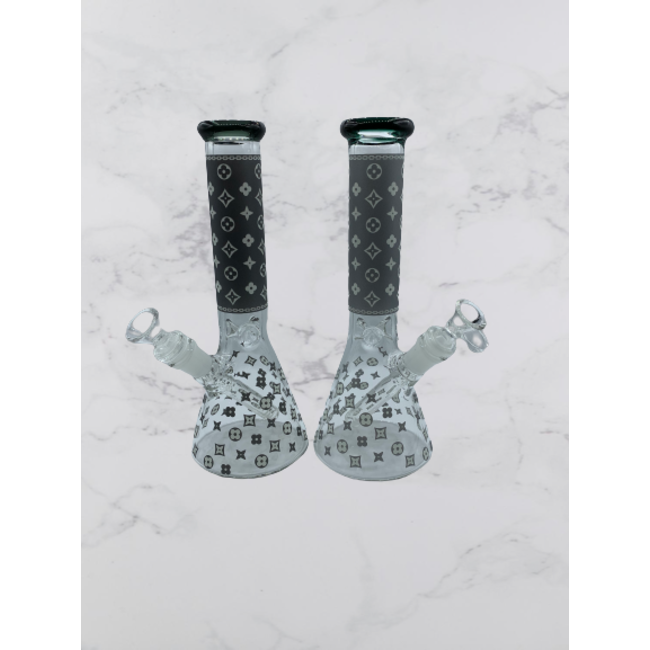 12'' LUXURY PATTERN BAKER  BONG 7MM(MG-12-Y-M)