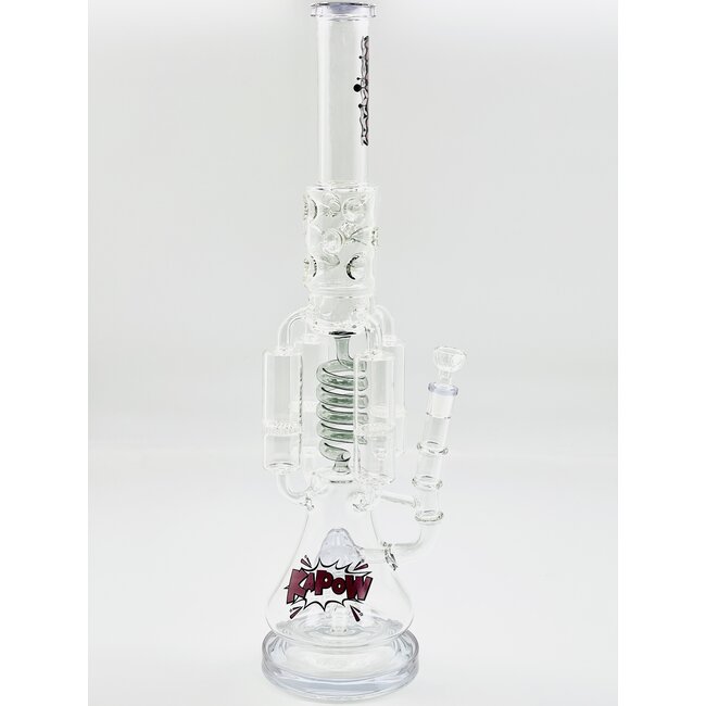 KAPOW 20'' BOTTOM THICK RECYCLER WATER BONG C1602