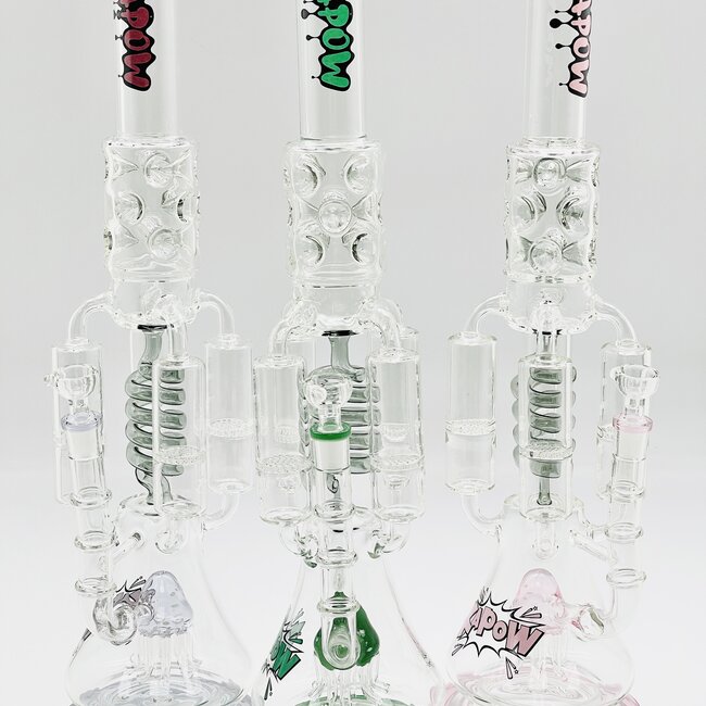 KAPOW 20'' BOTTOM THICK RECYCLER WATER BONG C1602