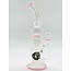 CRYSTAL GLASS 12'' BENT NECK SINGLE TREE PERC BONG C4100