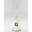 CRYSTAL GLASS 12'' BENT NECK SINGLE TREE PERC BONG C4100