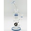 CRYSTAL GLASS 12'' BENT NECK SINGLE TREE PERC BONG C4100