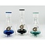 CRYSTAL GLASS 9''  BUILD WATER PIPE WITH MATRIX BEAKER AND TOP C21171