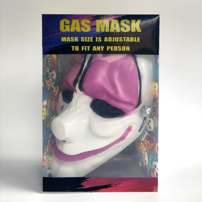 KAPOW KAPOW DOUBLE FACE MASK 8-WHITE+PINK S927