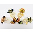 5'' RASTA  GLASS HAND PIPE