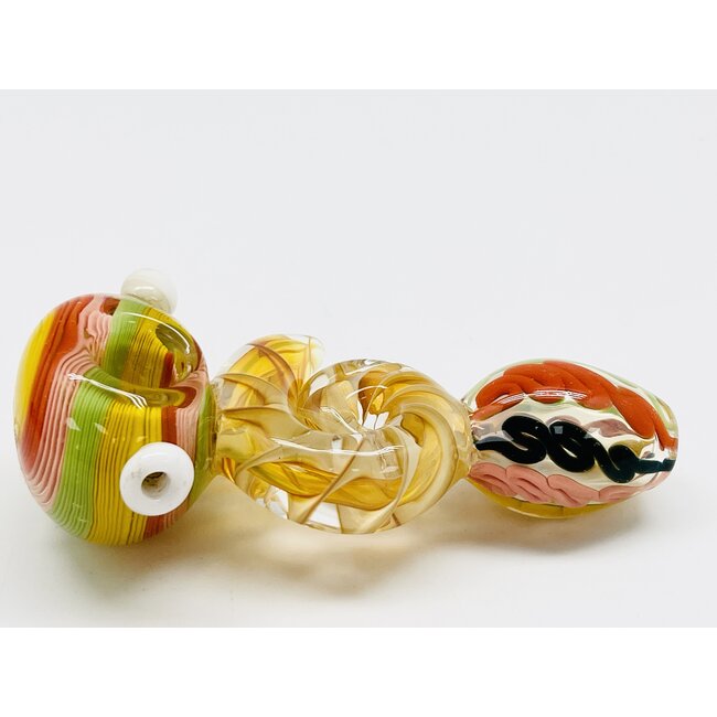 5'' RASTA  GLASS HAND PIPE