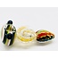 5'' RASTA  GLASS HAND PIPE
