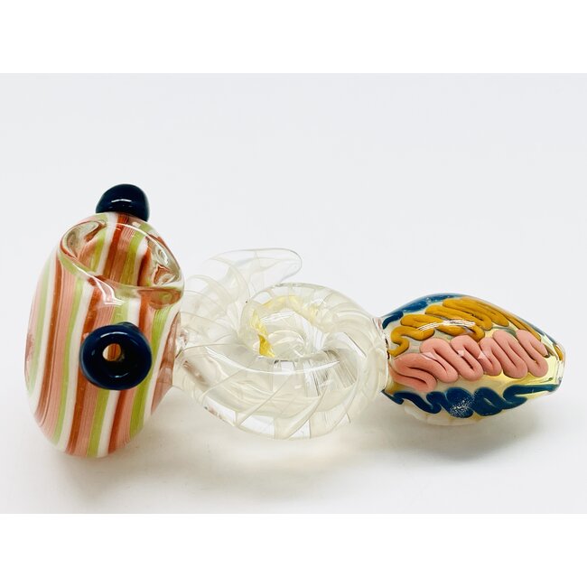 5'' RASTA  GLASS HAND PIPE