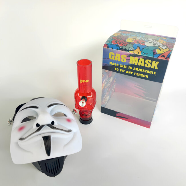 KAPOW KAPOW DOUBLE FACE MASK 18-WHITE  S937