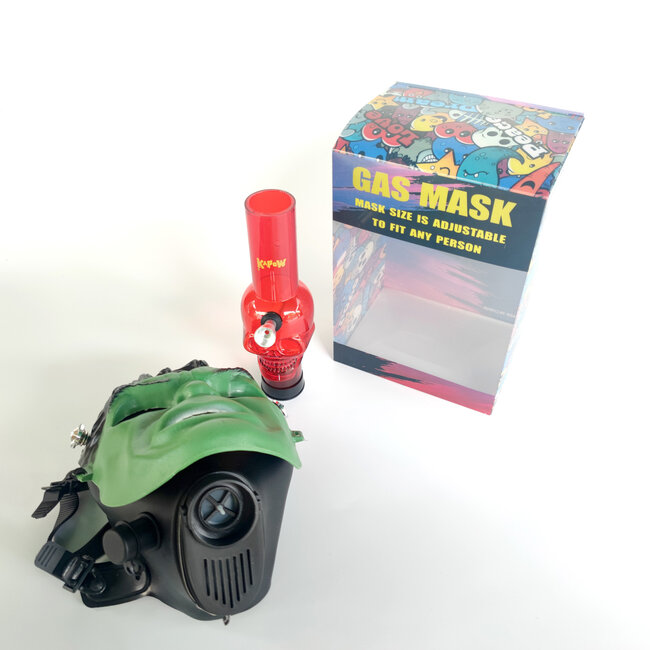 KAPOW KAPOW DOUBLE FACE MASK 17- GREEN S936