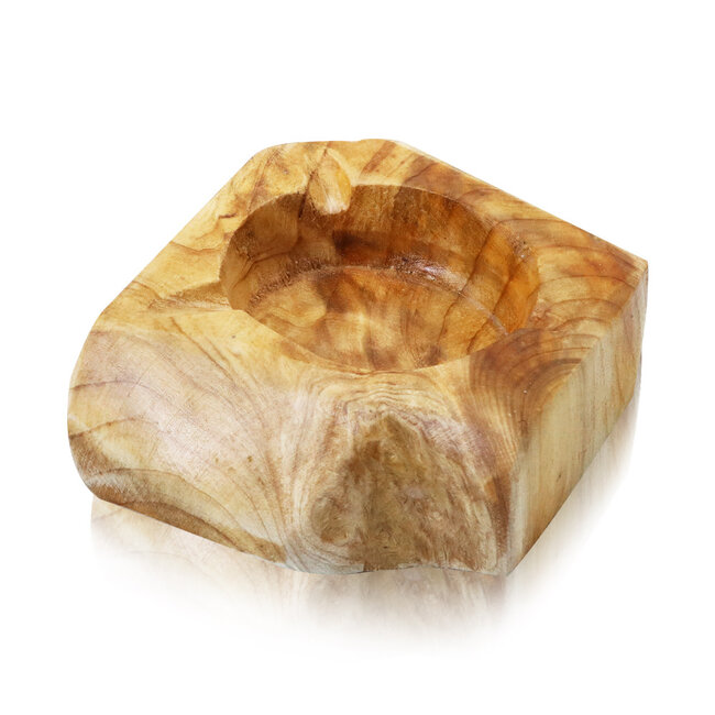 DRAGON CASTLE WOODEN ASHTRAY  ASH192