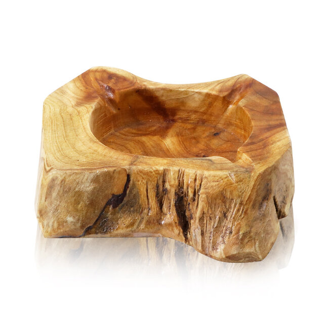 DRAGON CASTLE WOODEN ASHTRAY  ASH192