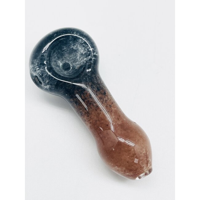 3''DOUBLE SHADE GLASS HAND PIPE