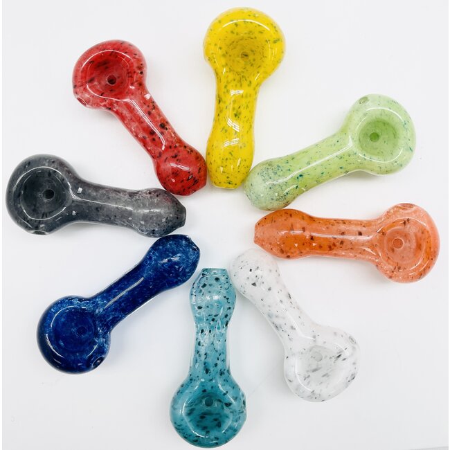 SOLID COLOUR GLASS PIPE 3 INCH